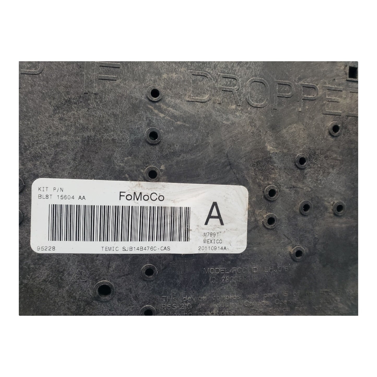 09-12 Ford Taurus Fuse Block Body Control Module BCM BL8T-15604-AA