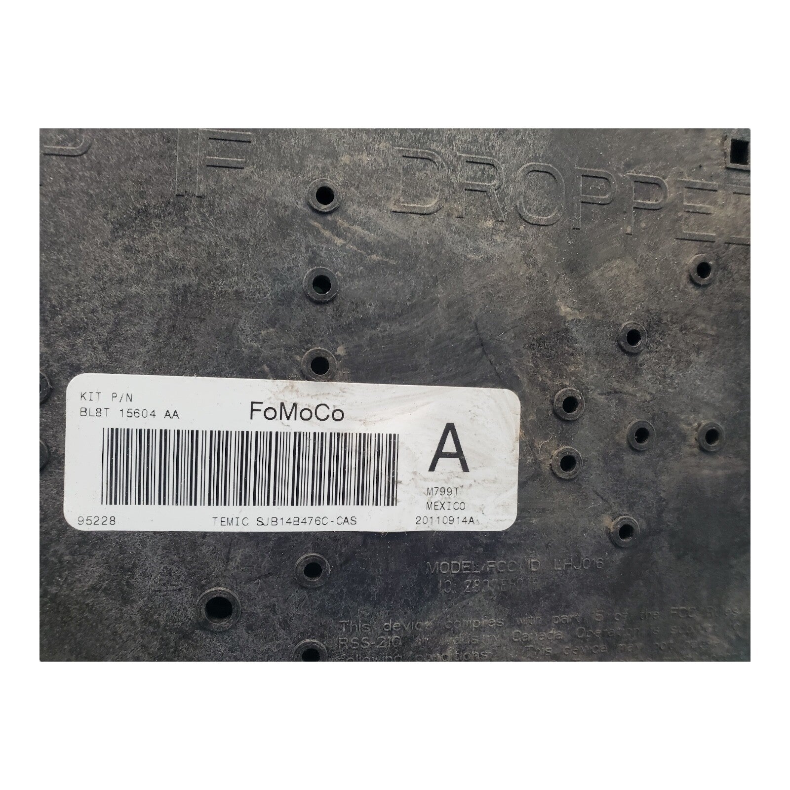 09-12 Ford Taurus Fuse Block Body Control Module BCM BL8T-15604-AA