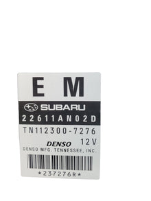 2009 SUBARU LEGACY 2.5L ECU ENGINE COMPUTER ECM 22611AN02D
