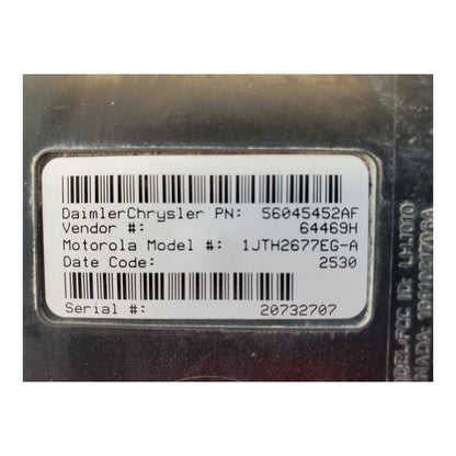 2001 Dodge Dakota Theft Locking Time And Alarm Control Module OEM 56045452AF