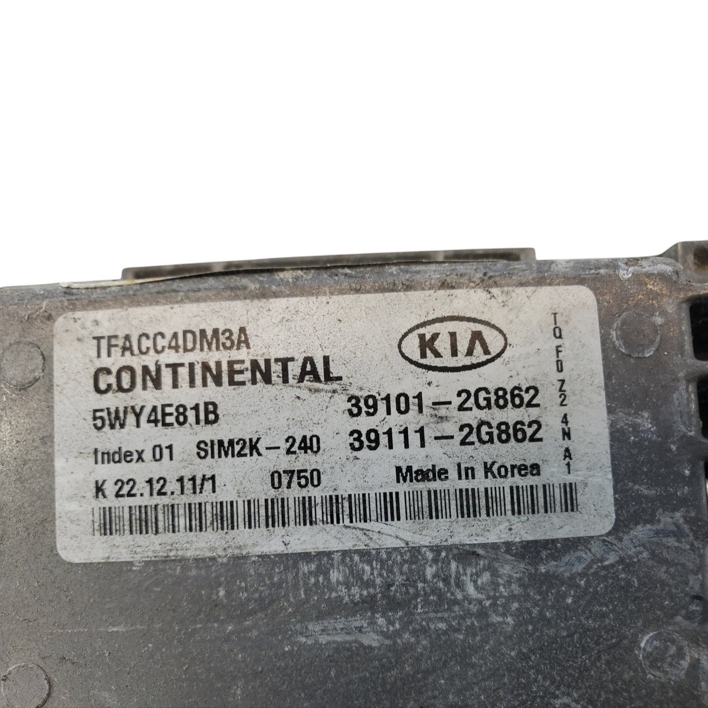 ENGINE COMPUTER KIA OPTIMA 2011 2012 2013 39111-2G862 39101-2G862 ECM PCM OEM