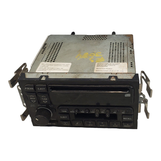 2000-02 Buick Lesabre Radio AM FM Cd Cassette Player 09389324