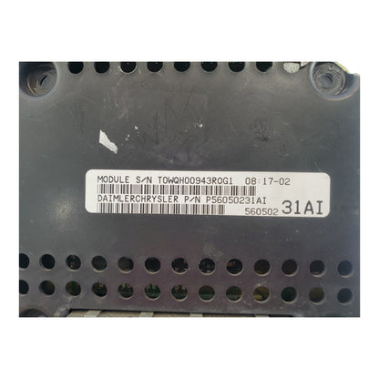 Body Control Module BCM Fits 2004 04 GRAND CHEROKEE P56050231AI 56050231AI