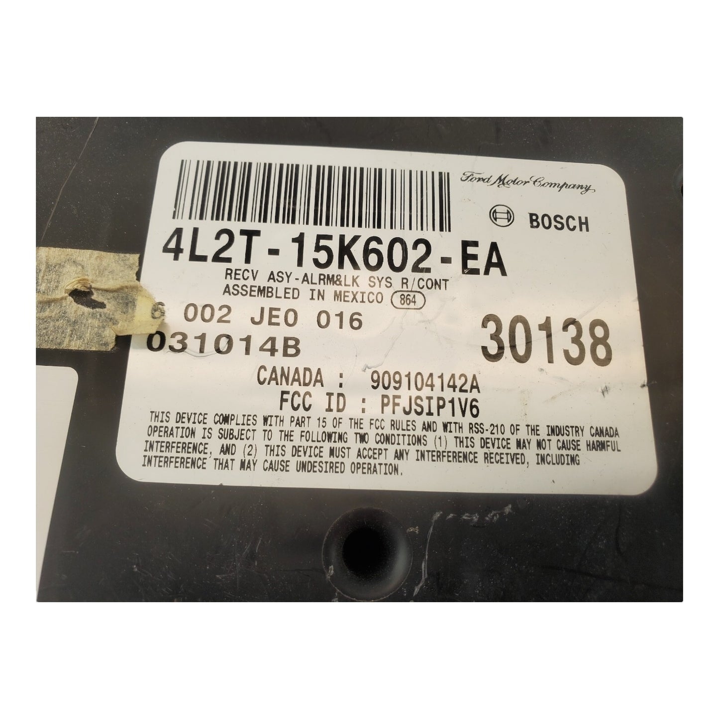 04-05 Lincoln Aviator Keyless Entry Module 4L2T-15K602-EA