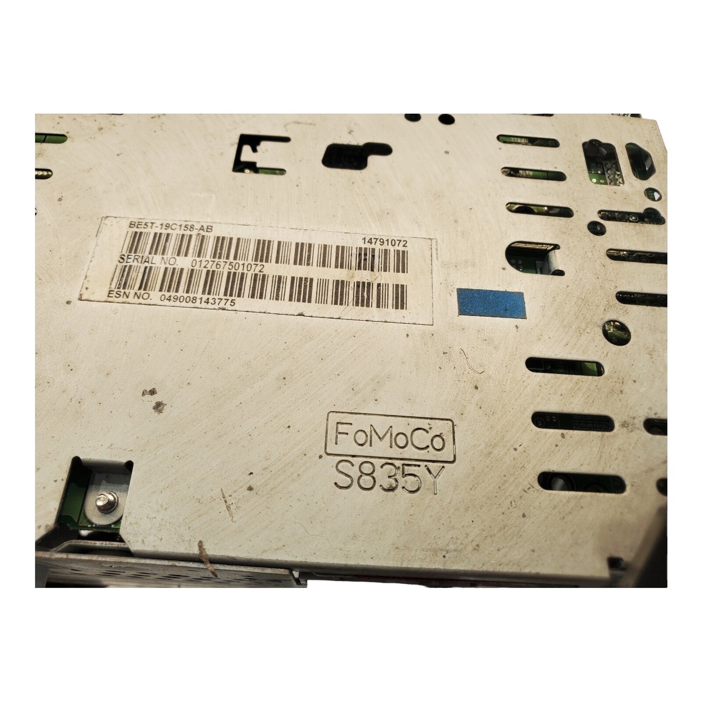 2011-12 Ford Fusion Milan AM FM MP3 Sat Ready w/ 6-Disc CD Player BE5T-19C158-AB