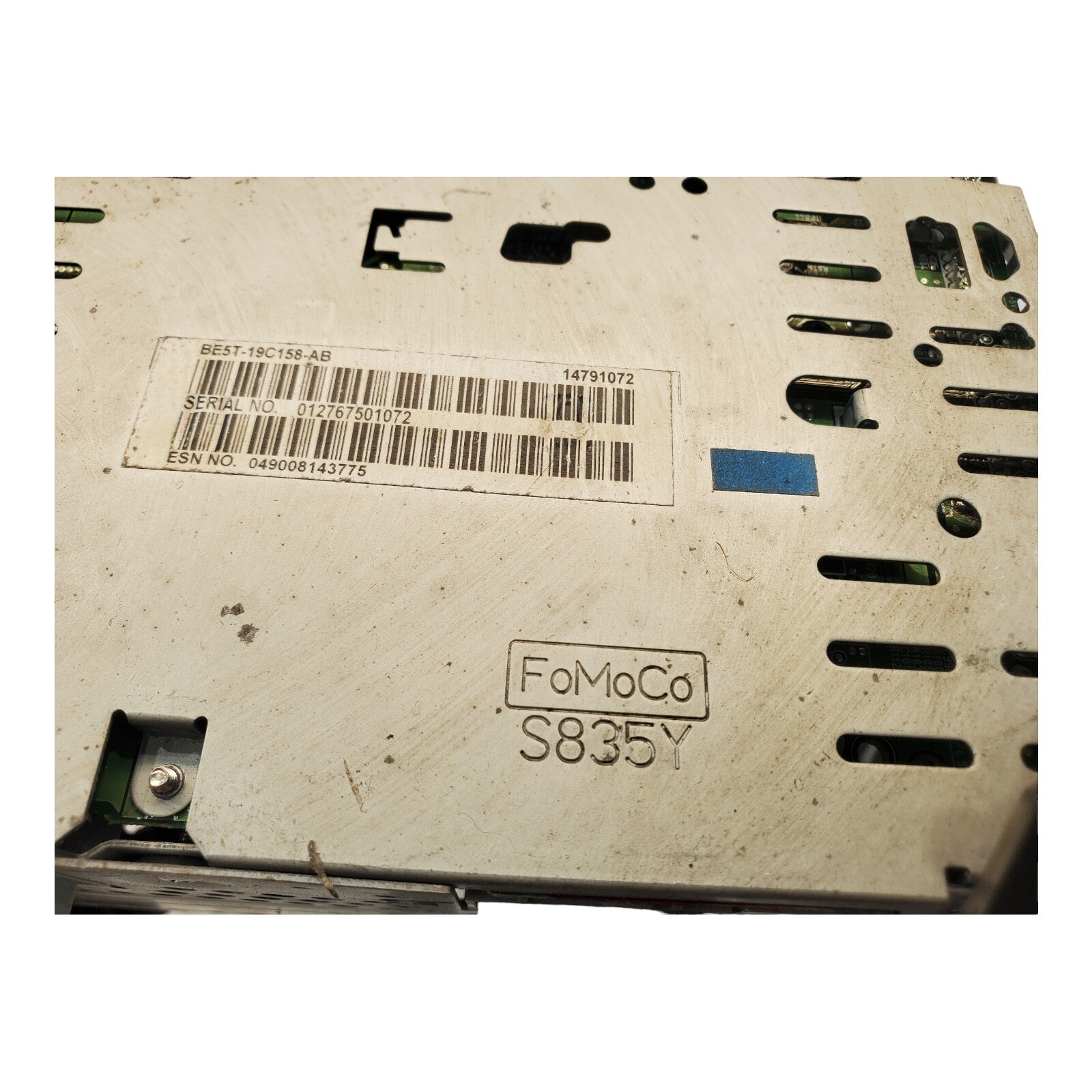 2011-12 Ford Fusion Milan AM FM MP3 Sat Ready w/ 6-Disc CD Player BE5T-19C158-AB