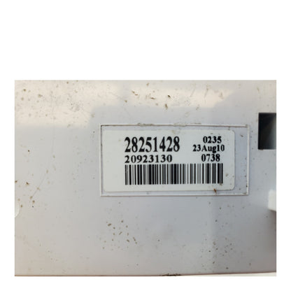 2008 2009 2010 2011 2012 CHEVROLET MALIBU HEATER A/C Control OEM 28251428