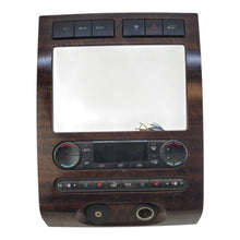 07-14 Ford Expedition Radio Bezel Climate Control Unit 7L14-7804302-A Woodgrain