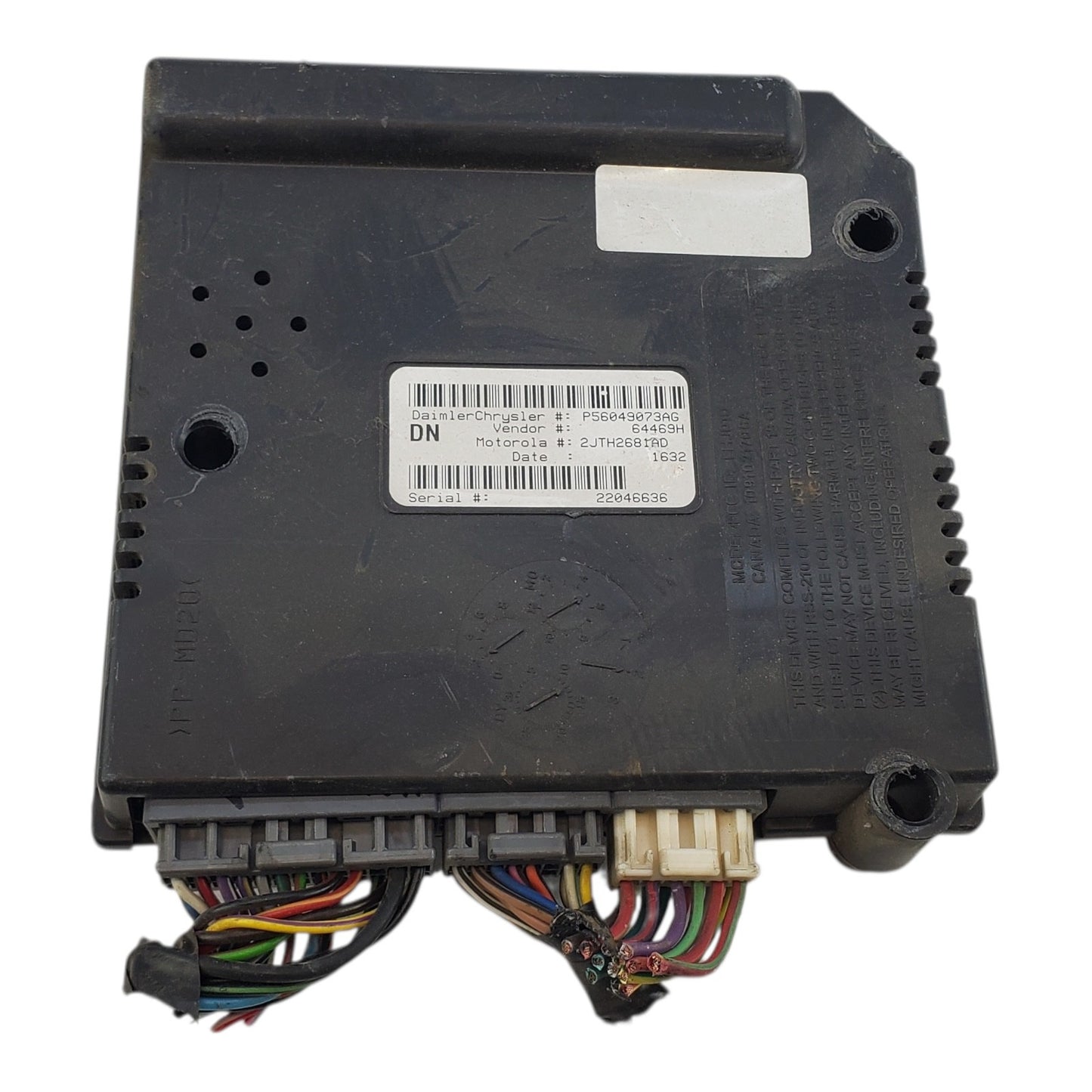 2001 2002 2003 DODGE DURANGO CENTRAL TIMING BODY CONTROL MODULE P56049073AG OEM