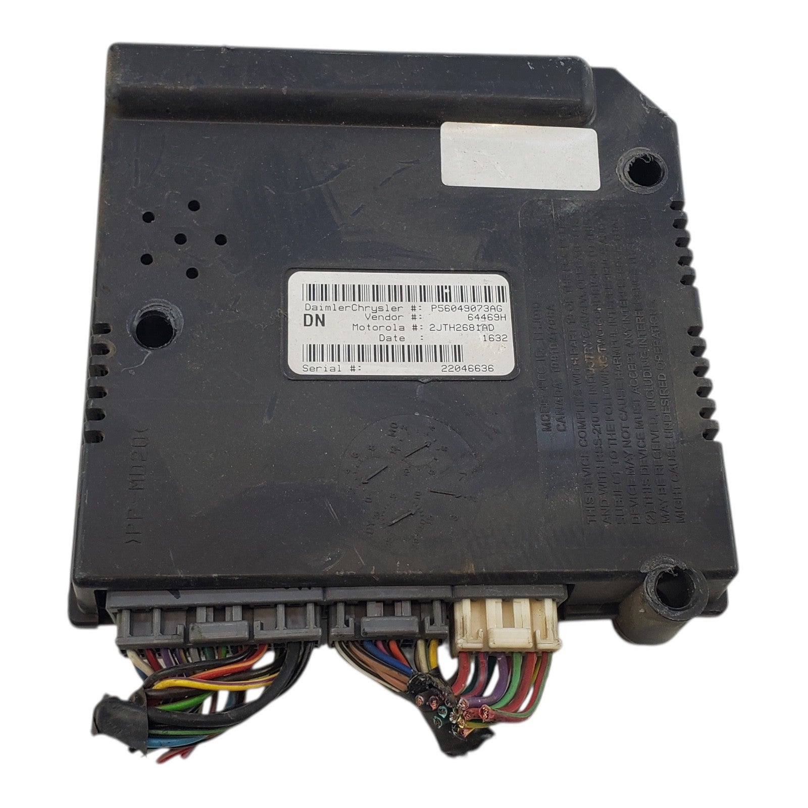 2001 2002 2003 DODGE DURANGO CENTRAL TIMING BODY CONTROL MODULE P56049073AG OEM