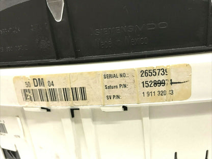 ✅ Speedometer MPH Fits 05-06 EQUINOX 15289974