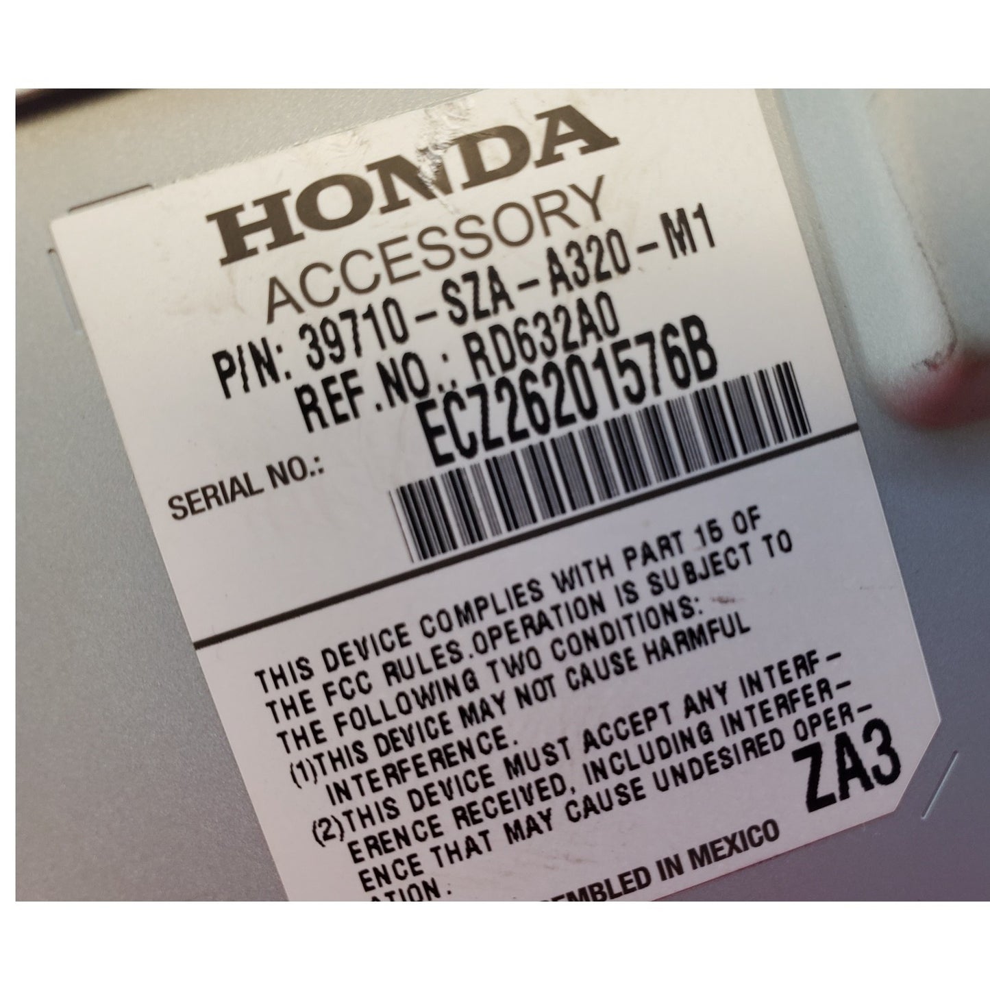 2013-2015 OEM Honda Pilot Driver Information Display Screen 39710-SZA-A320-M1