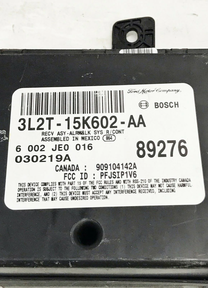 03-04 AVIATOR EXPLORER MOUNTAINEER Anti Theft Locking Module 3L2T-15K602-AA