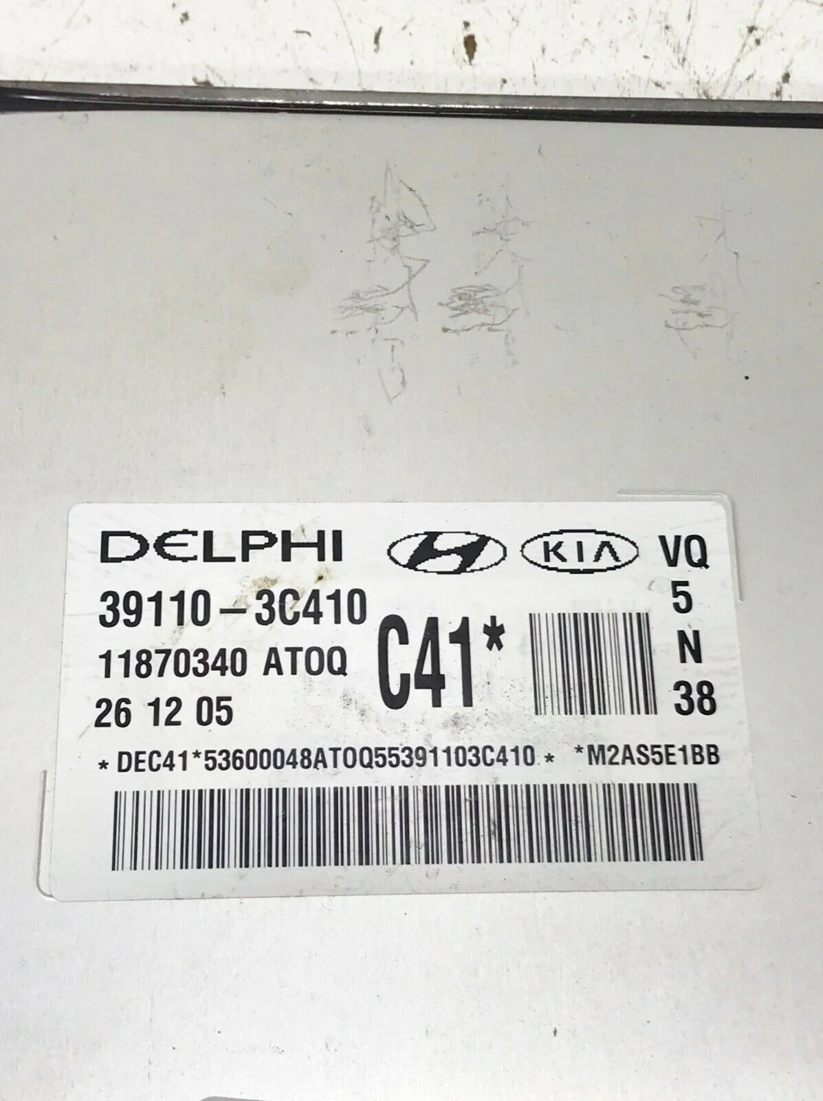 2006-2007 Kia Sedona or Entourage ECM ECU computer 39110-3C410