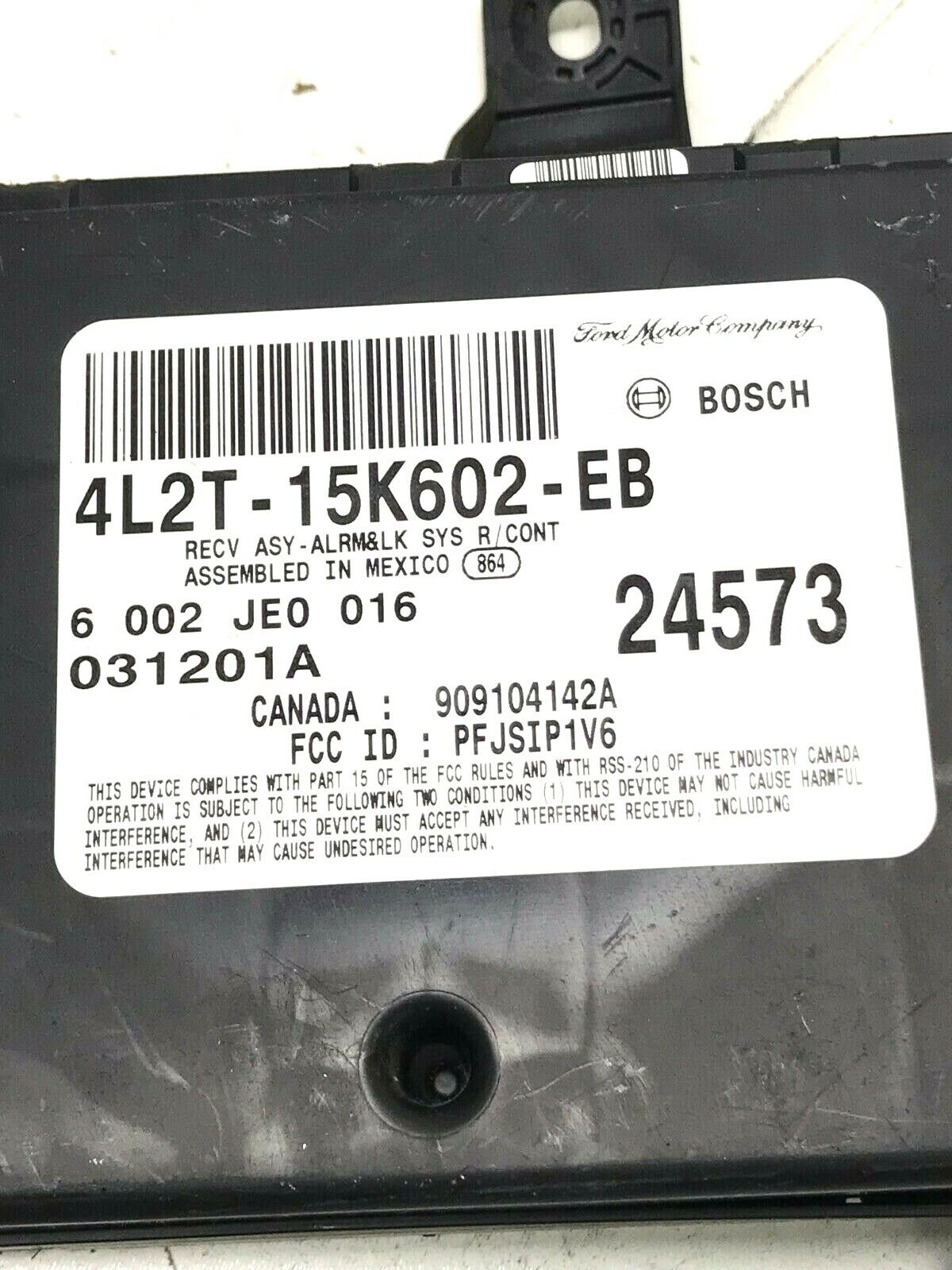 ✅ 02-04 FORD EXPLORER Anti-theft Keyless Entry Module 4L2T-15K602-EB
