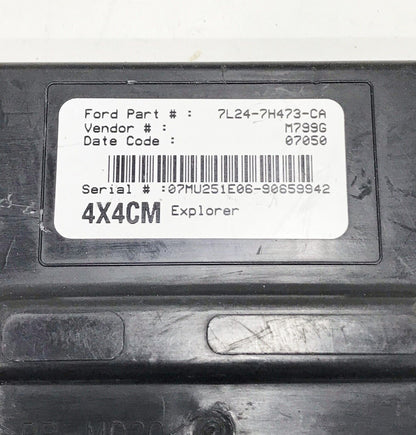 ✅ 07-10 Ford Explorer 4X4 Transfer Case Control Module OEM 7L24-7H473-CA