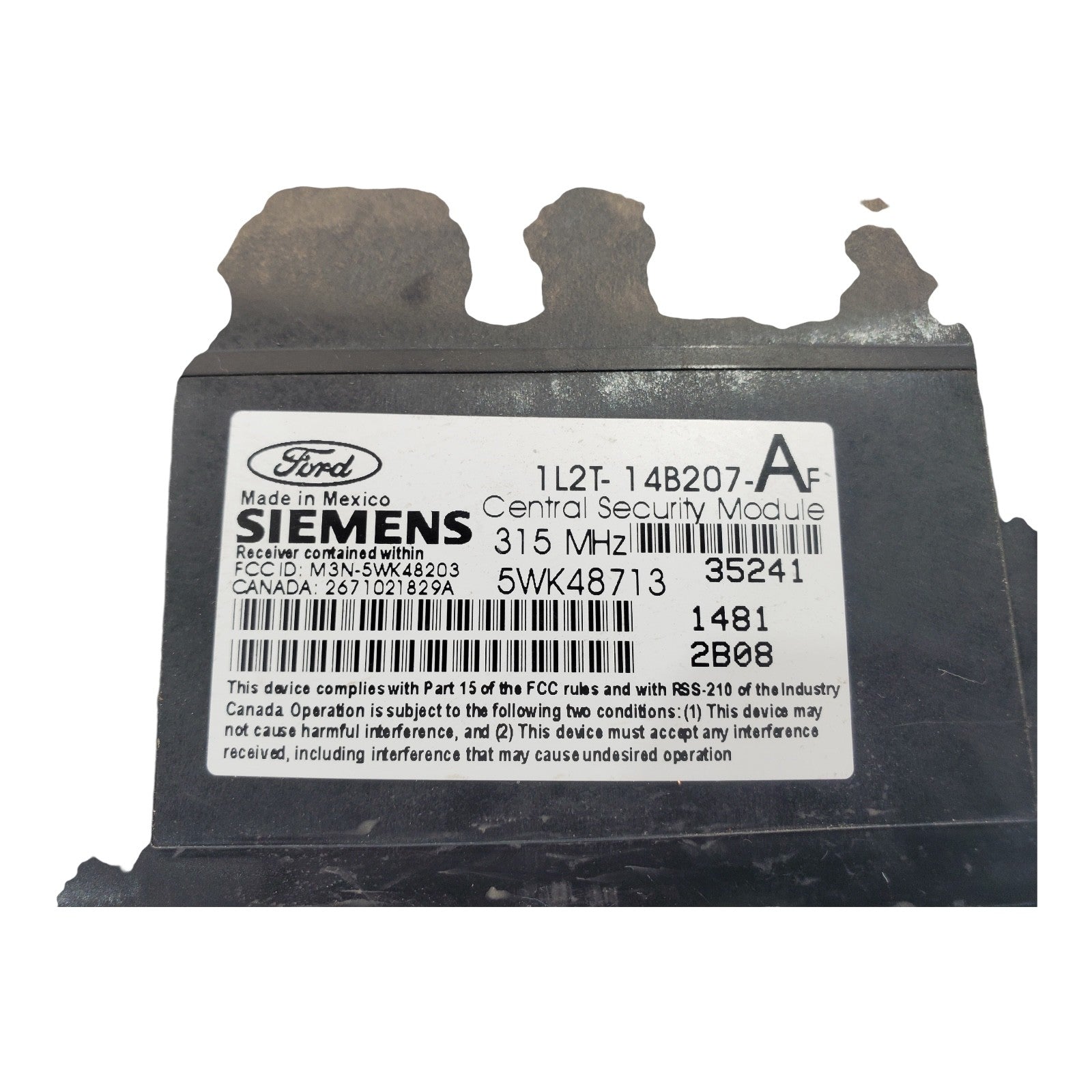 ✅ 02 FORD EXPLORER REMOTE KEYLESS ENTRY MODULE 1L2T-14B207