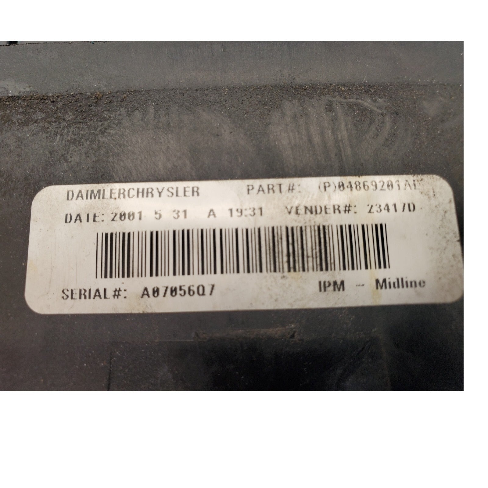 ✅ 02 Dodge Caravan Chrysler Fuse Box Relay Control Module Unit 04869201AL