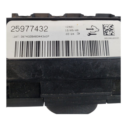 ✅ 09-12 CHEVY TRAVERSE A/C CLIMATE CONTROL TEMP UNIT 25977432 
