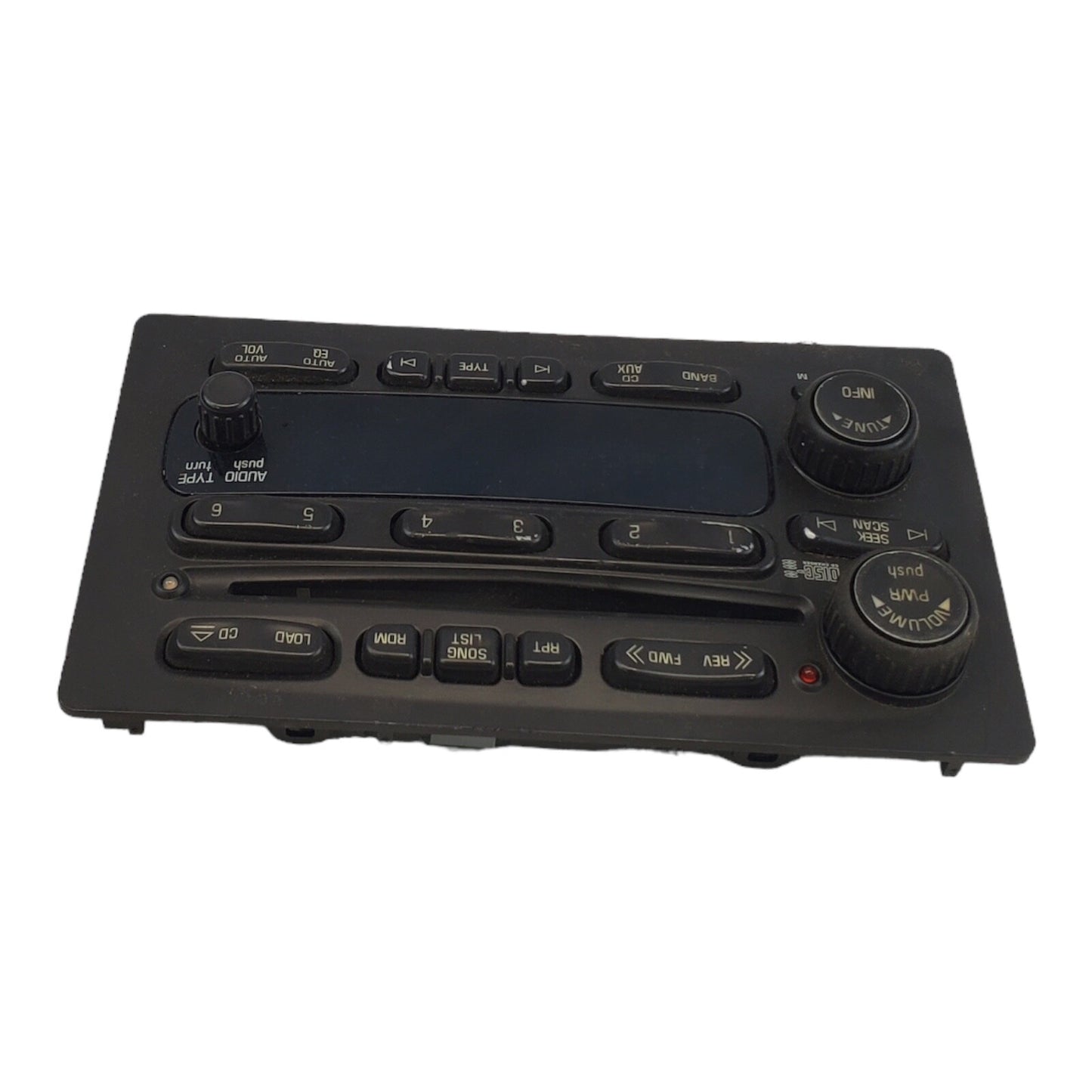 GMC Chevy Truck 05-09 AM FM 6 Disc CD Radio Front Panel 15234935