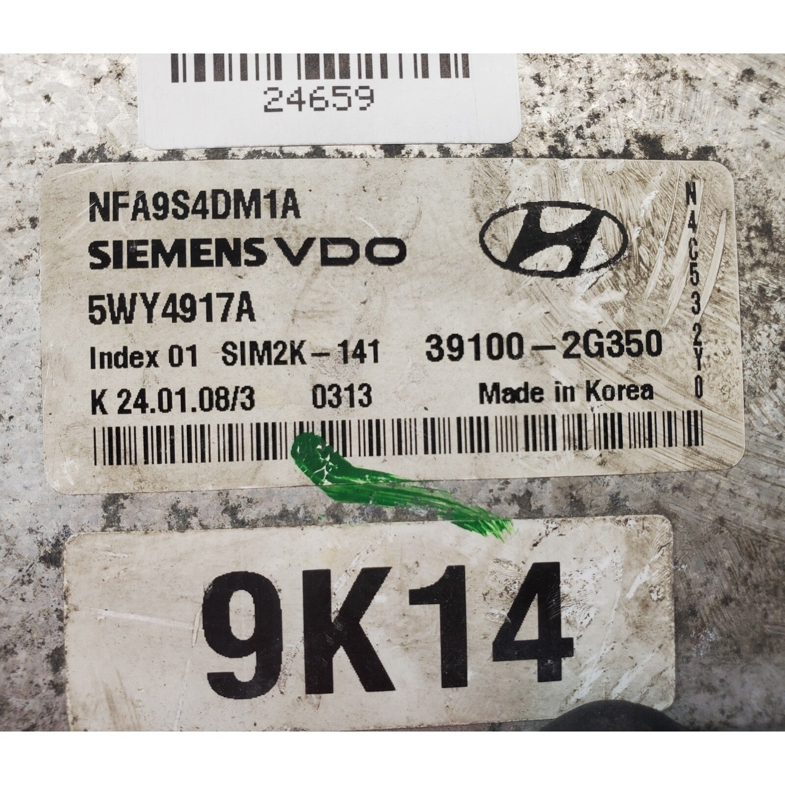 09-10 Hyundai SONATA 2.4L Engine Control Module ECM Computer 39100-2G350