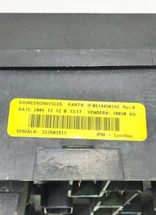 ✅ 01-07 Dodge Caravan 3.3L A/T Fuse Box Relay Unit 05144507AE