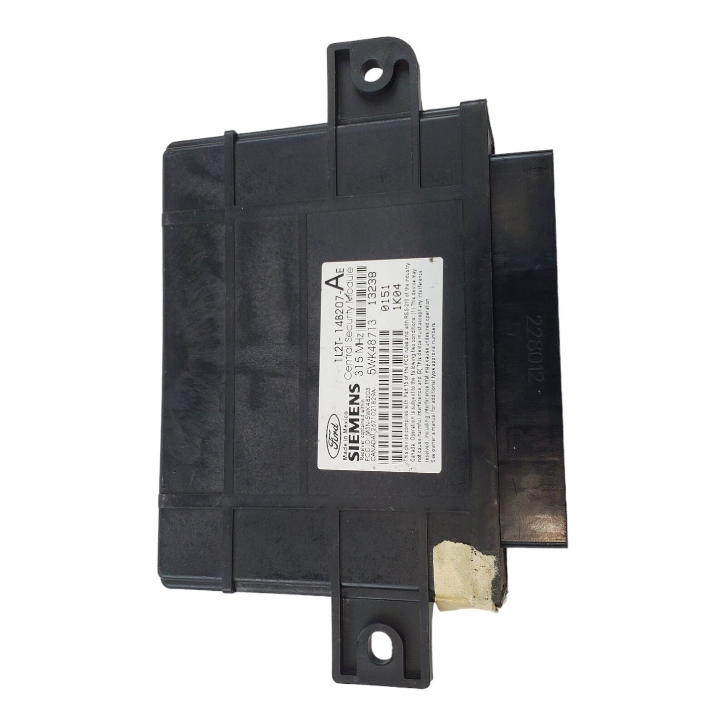 02 FORD EXPLORER REMOTE KEYLESS ENTRY MODULE 1L2T-14B207-AE