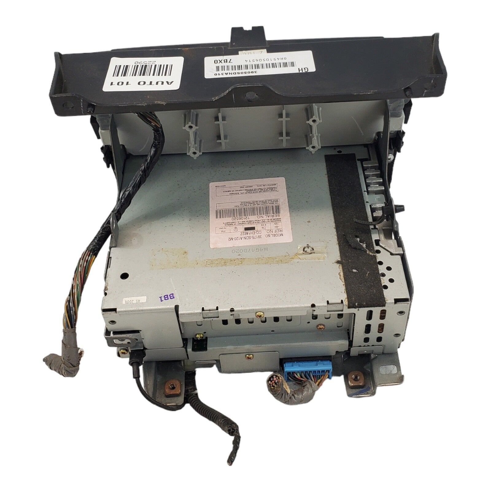 03-07 Honda Accord AM FM 6 Disc CD Player Radio 39175-SDN-A120-M2