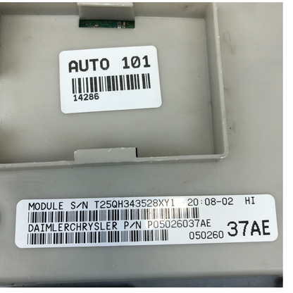 ✅ 07 Jeep Liberty 3.7L  Body Control Module BCM 05026037AE