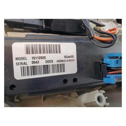 2003-2006 Cadillac Yukon Overhead Console Dome Map Light W/ Homelink 15057866A