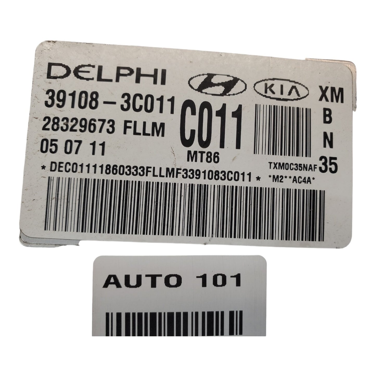 11-13 Kia Sorento Computer Brain Engine Control ECU ECM PCM PCU 39108-3C011