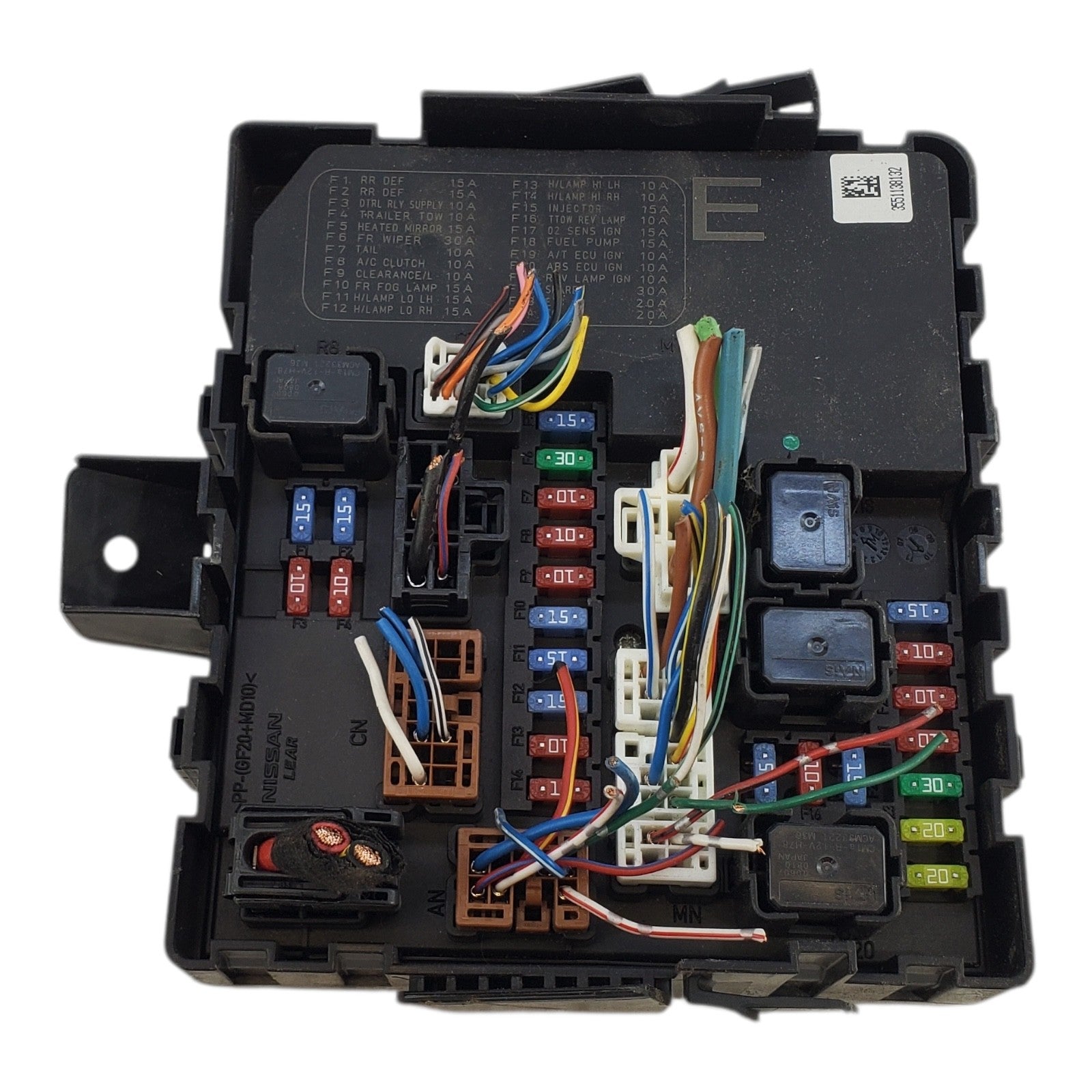 09+ TITAN ARMADA QX56 PATHFINDER XTERRA IPDM FUXE BOX INTEGRATED 284B7ZE03B OEM