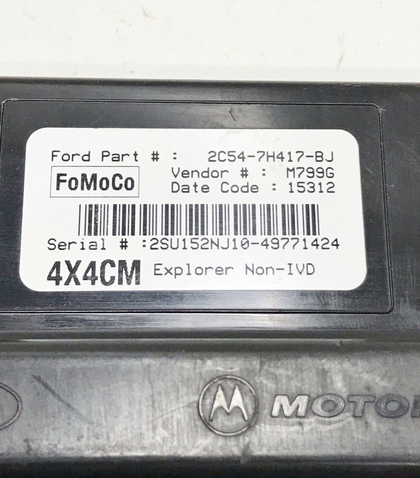 ✅ 02-03 Ford Explorer Transfer Case Control Module TCCM OEM 2C54-7H417-BJ