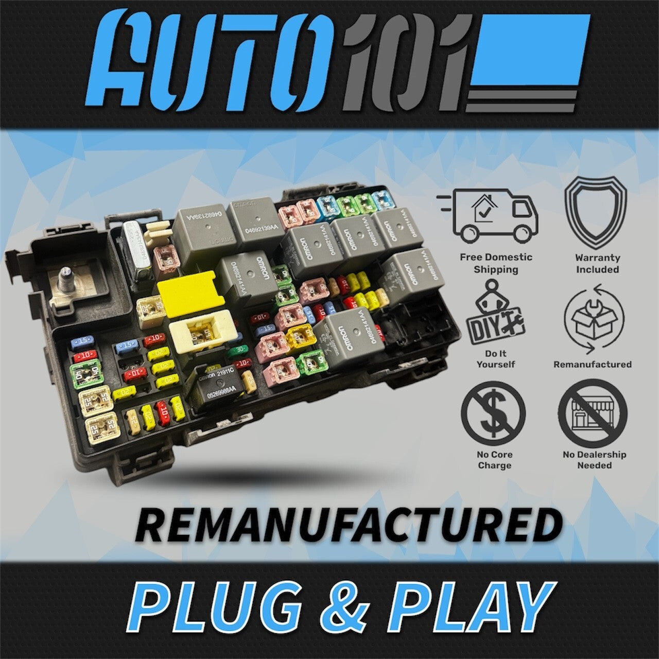 Programmed 2013 Caravan T&C Routan OEM Rebuilt TIPM Fuse Box 68163904 PLUG&PLAY