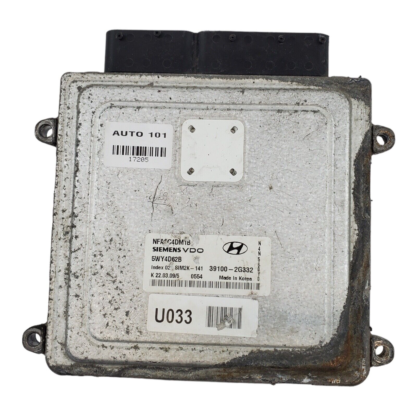 2009 09 10 HYUNDAI SONATA 2.4L AT ENGINE COMPUTER MODULE ECU ECM 39100-2G332 OEM