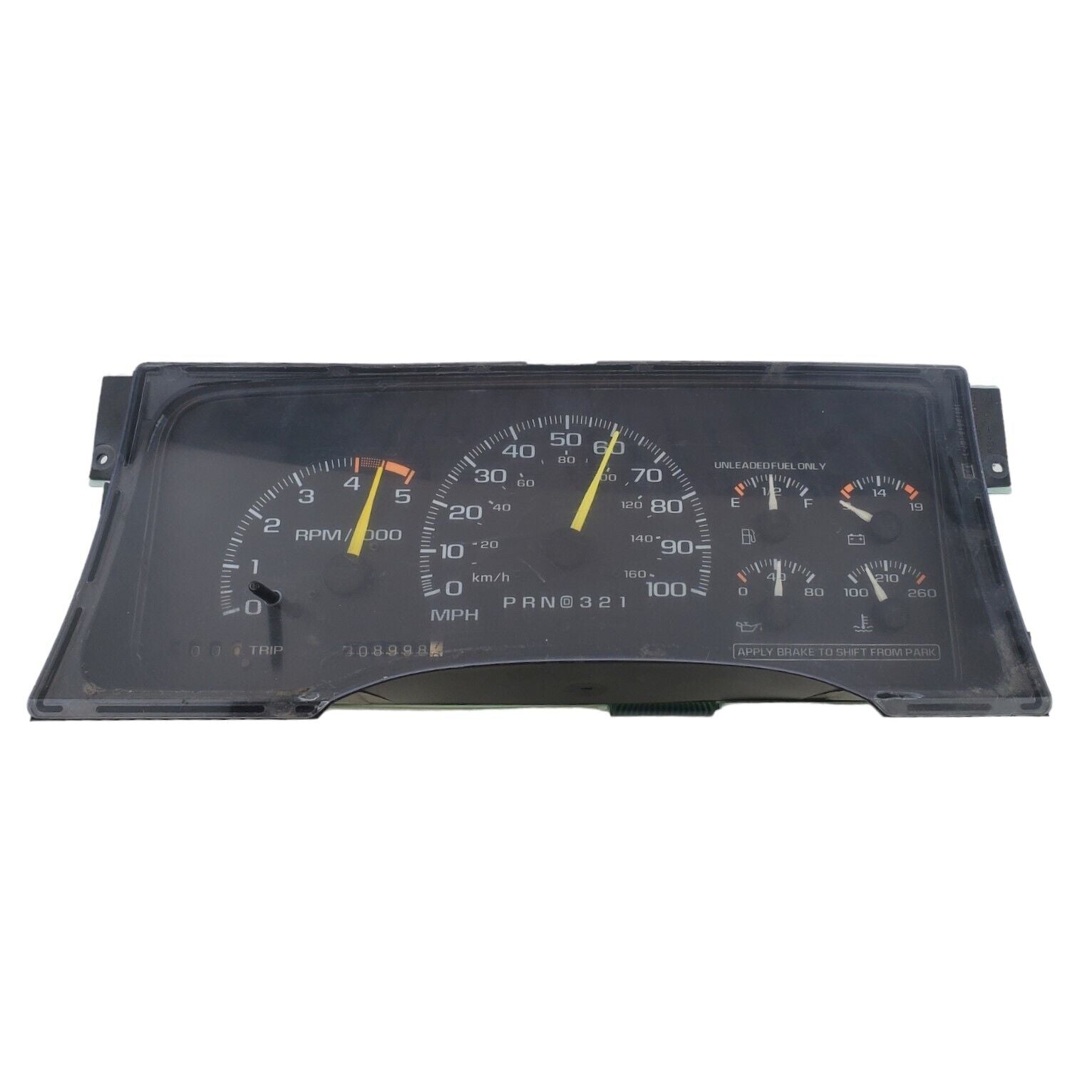 Speedometer Instrument Cluster 95-99 GM Chevy Pickup/Tahoe/Yukon 308K