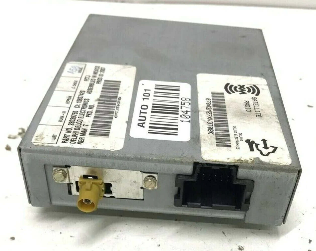 HUMMER H2 SATELLITE XM RADIO CONTROL RECEIVER MODULE OEM 2006 - 2007 28039755
