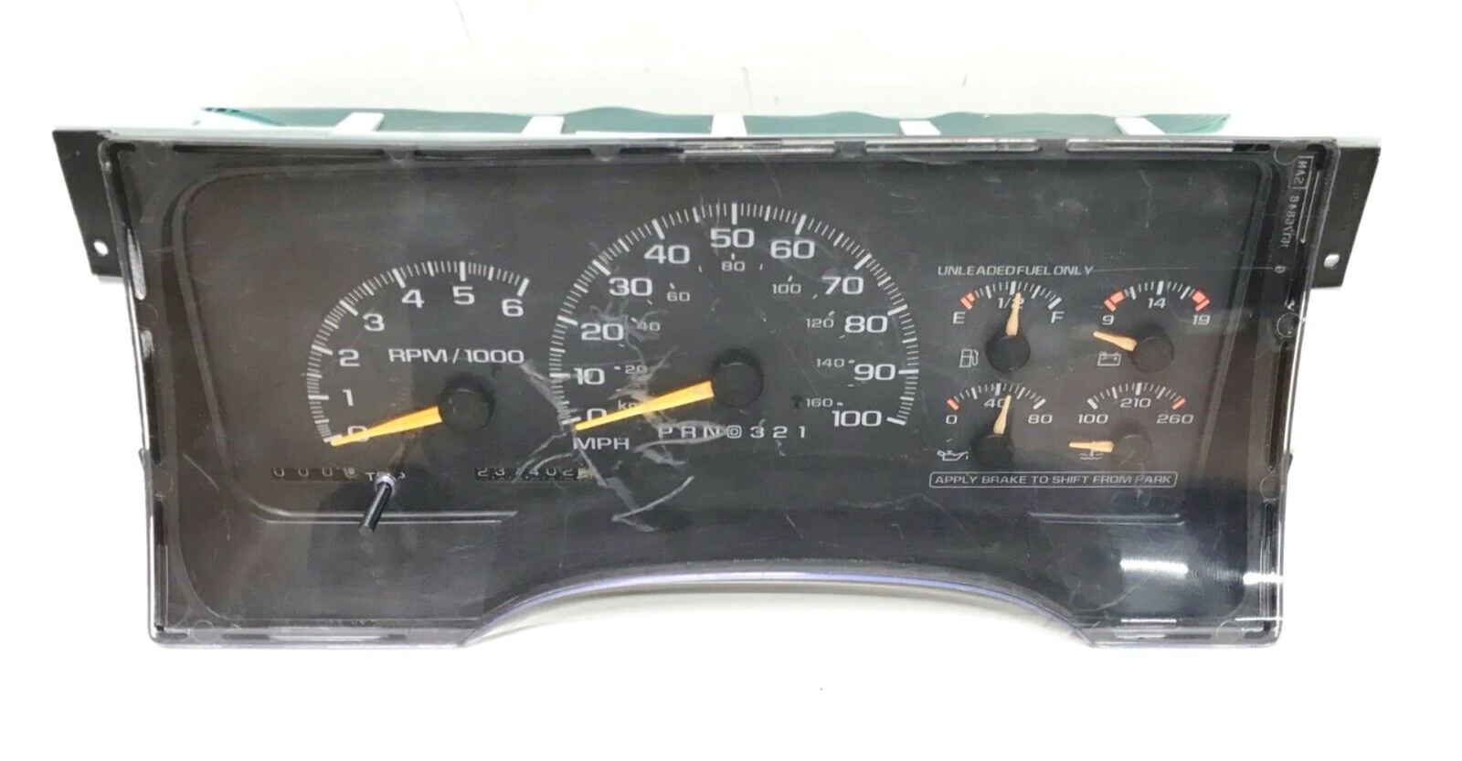 Speedometer Instrument Cluster 95-00 GM Chevy Pickup/Tahoe/Yukon 16221455 237K