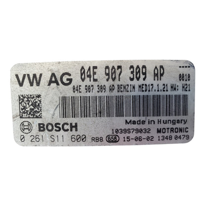 ENGINE COMPUTER VOLKSWAGEN JETTA 2016 04E907309AP 0261S11600 PCM ECU ECM OEM