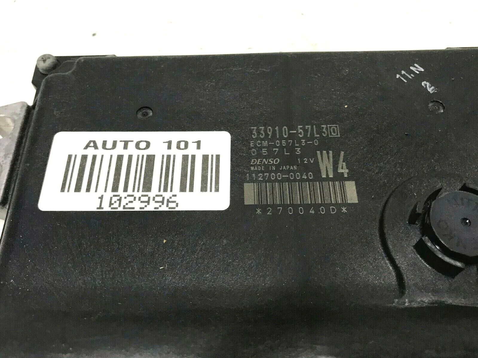 13 SUZUKI KIZASHI Engine Control Module ECM Computer 33910-57L30