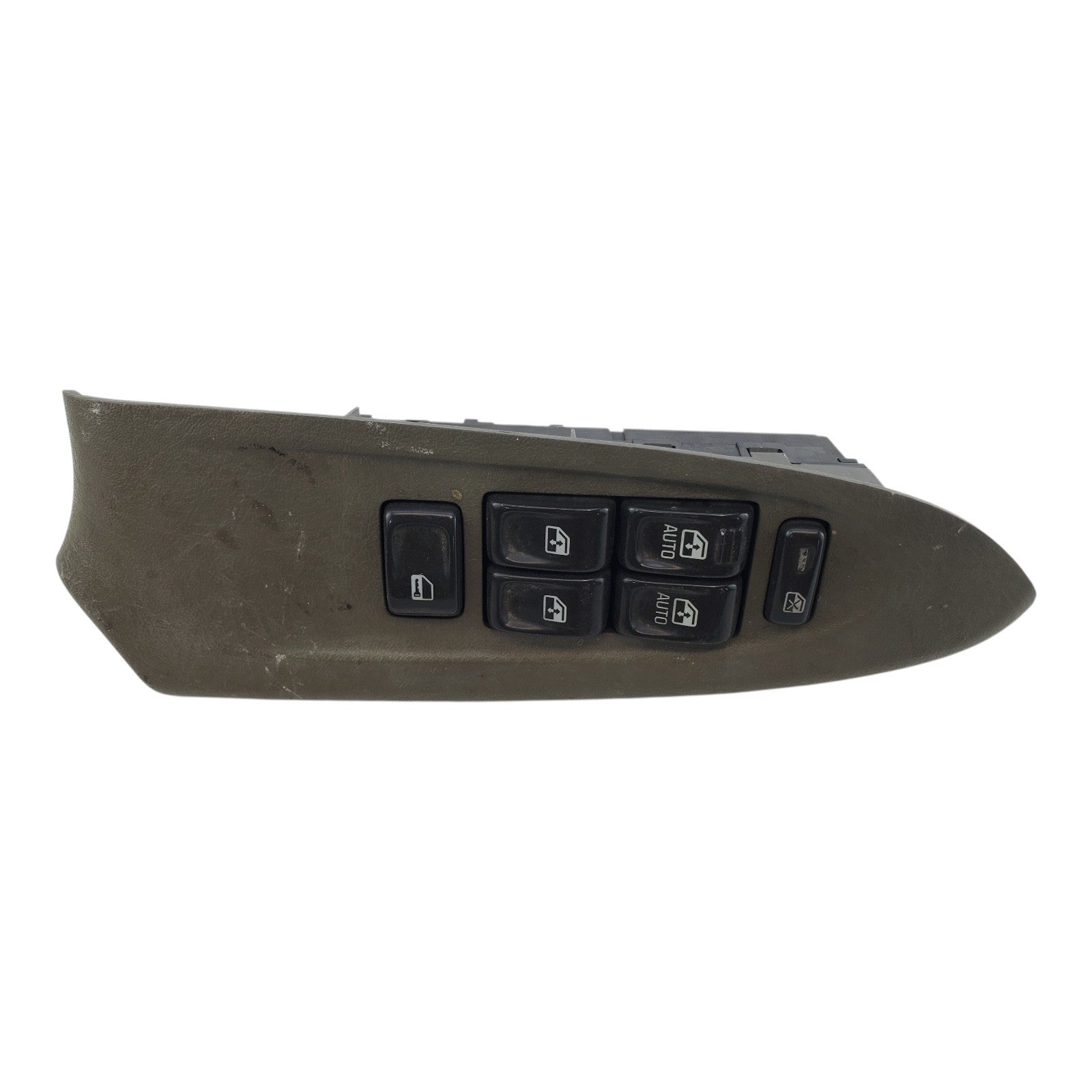 02-05 Envoy Trailblazer Master Driver Window Switch Grey Gray Bezel OEM 15204658