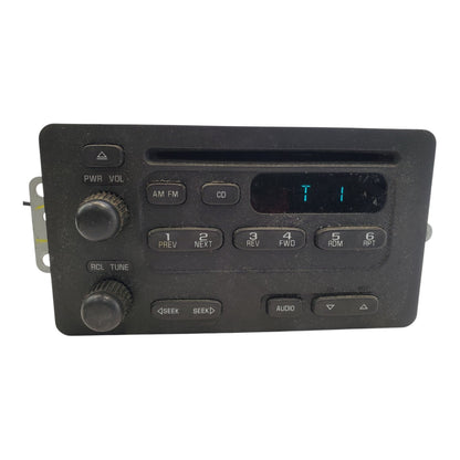 Stereo Radio AM FM CD Player 10315119 Fits 03-05 CHEVROLET CAVALIER B210-107353