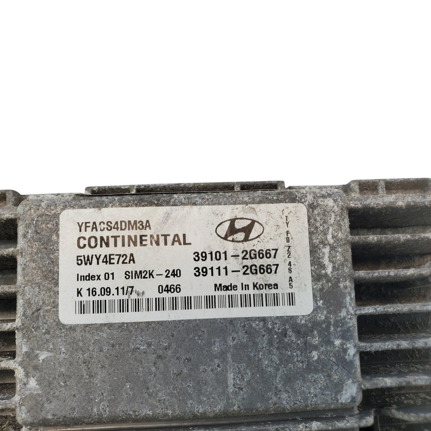 ENGINE COMPUTER HYUNDAI SONATA 2011 2012 2013 2014 39101-2G667 39111-2G667 OEM
