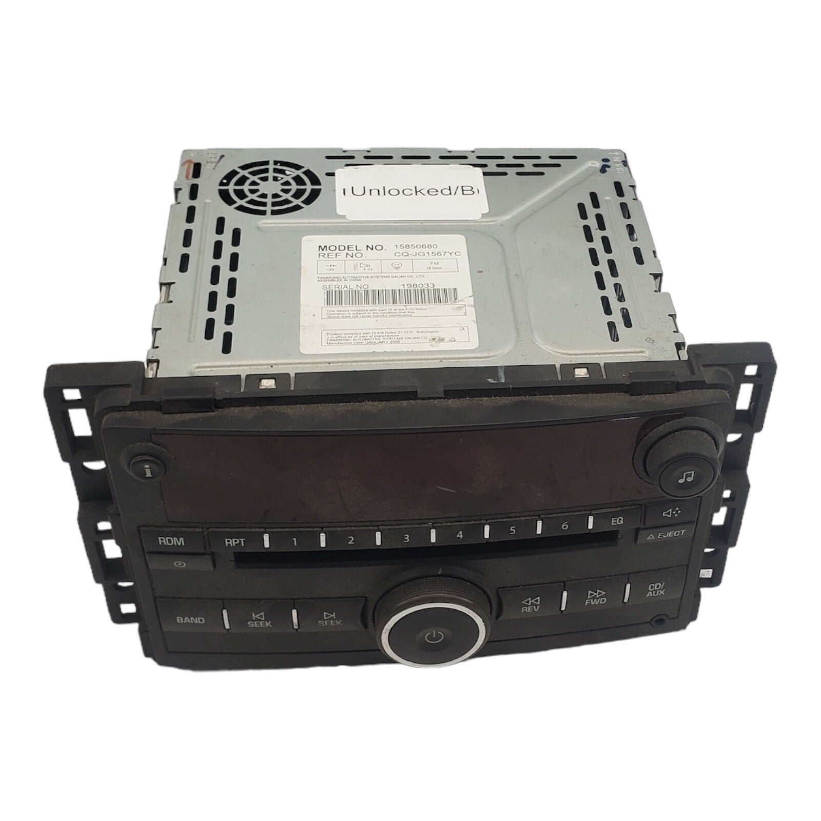 ✅06-07 Saturn Ion Vue OEM Radio AM FM CD Player w Aux Input 15850680 UNLOCKED