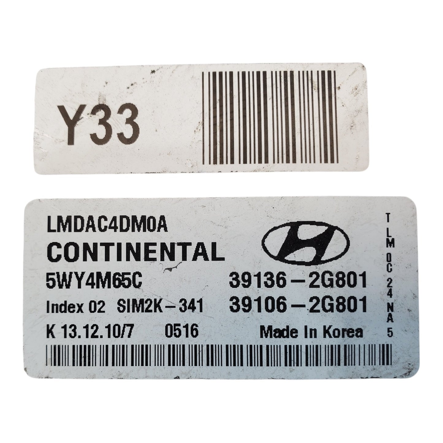 Engine ECM Control Module 2.4L Fits 10-13 HYUNDAI TUCSON 39136-2G801 391362G801