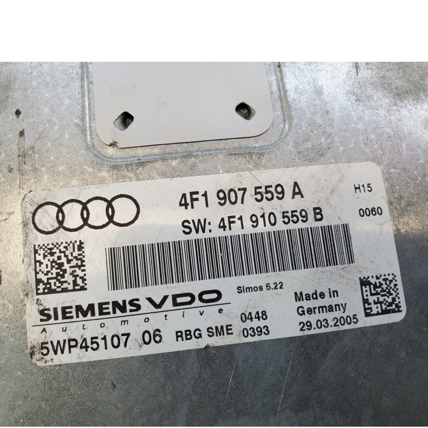 2006 2007 2008 Audi A6 Engine Computer Control Module ECM OEM 4F1907559A
