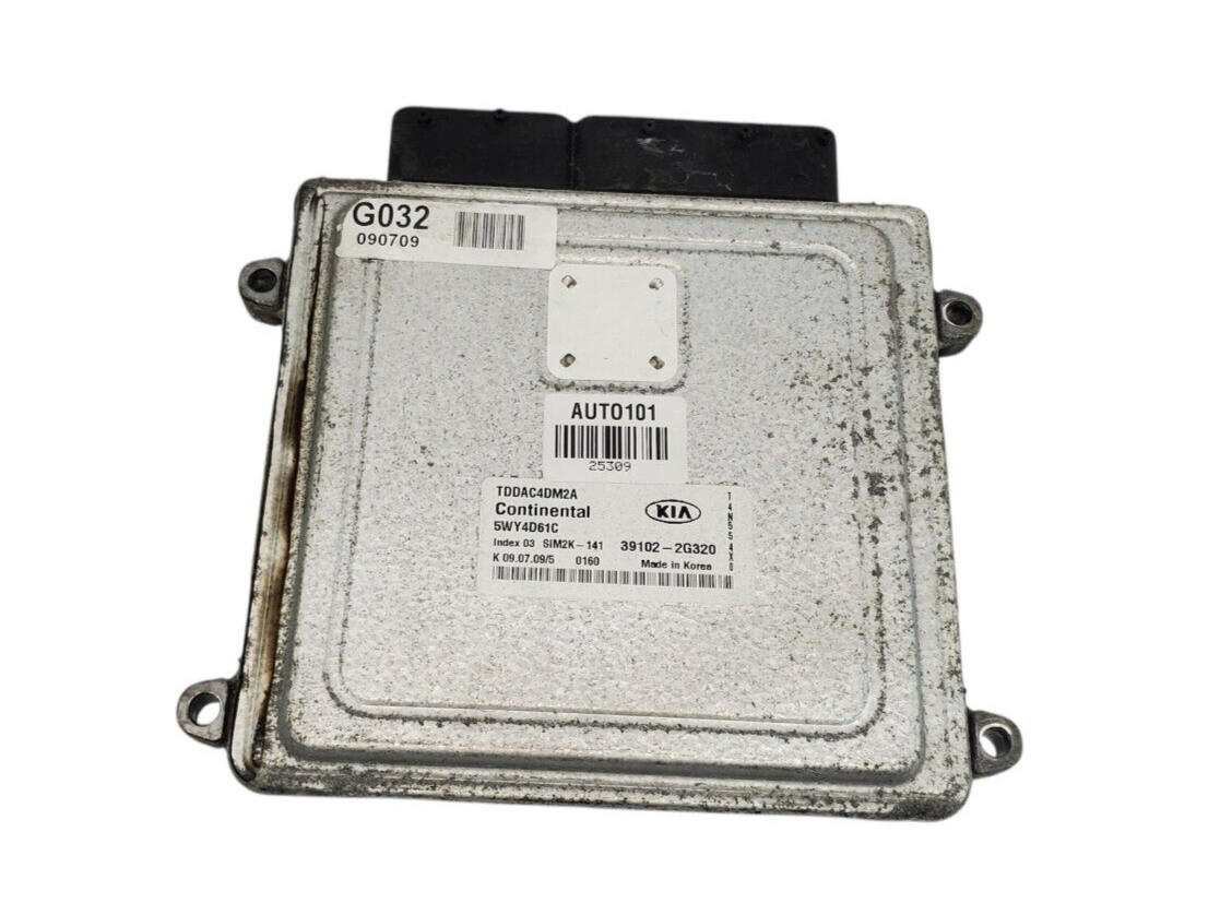 10 KIA FORTE  Engine ECM Control Module 909 12K1 B1 391022G320