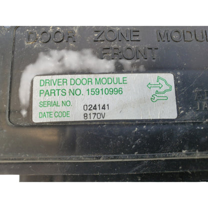 2009 Cadillac STS Door Control Module 15910996