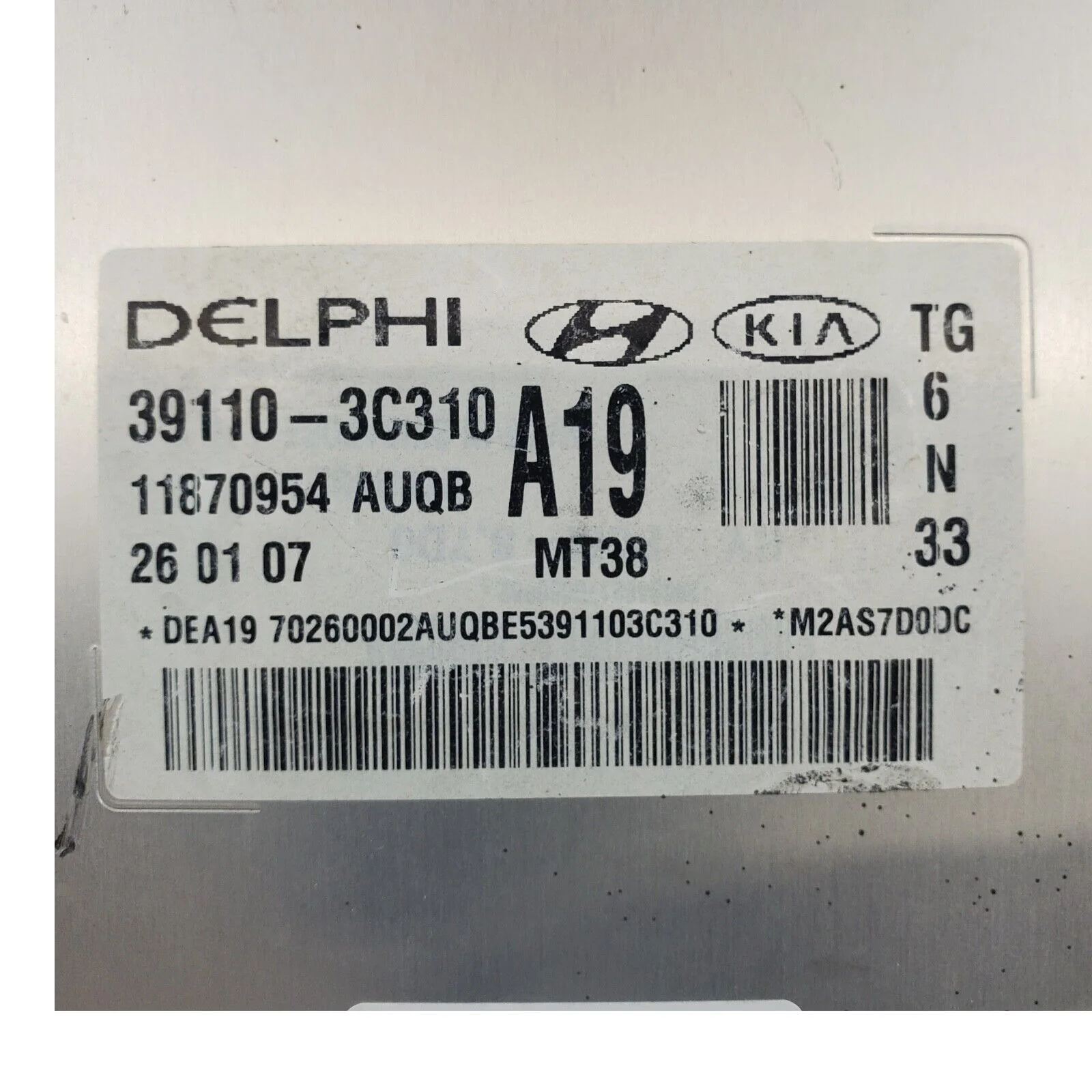 2007-2011 Hyundai Azera ecm ecu computer 39110-3C310