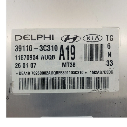 2007-2011 Hyundai Azera ecm ecu computer 39110-3C310